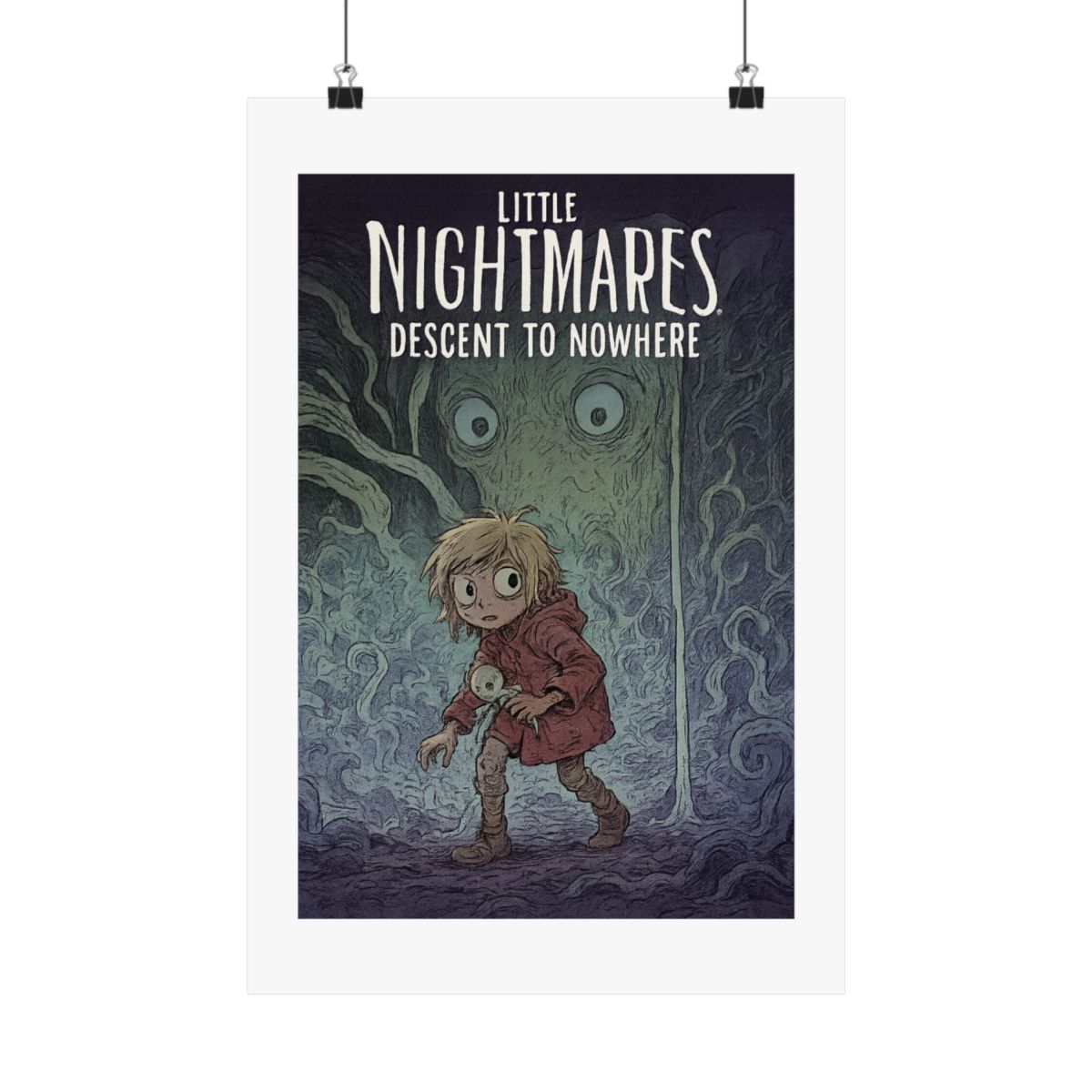 Little Nightmares Descent to Nowhere #3A Comic Poster | Horror Wall Art Print - alternate angle 3, merchandise