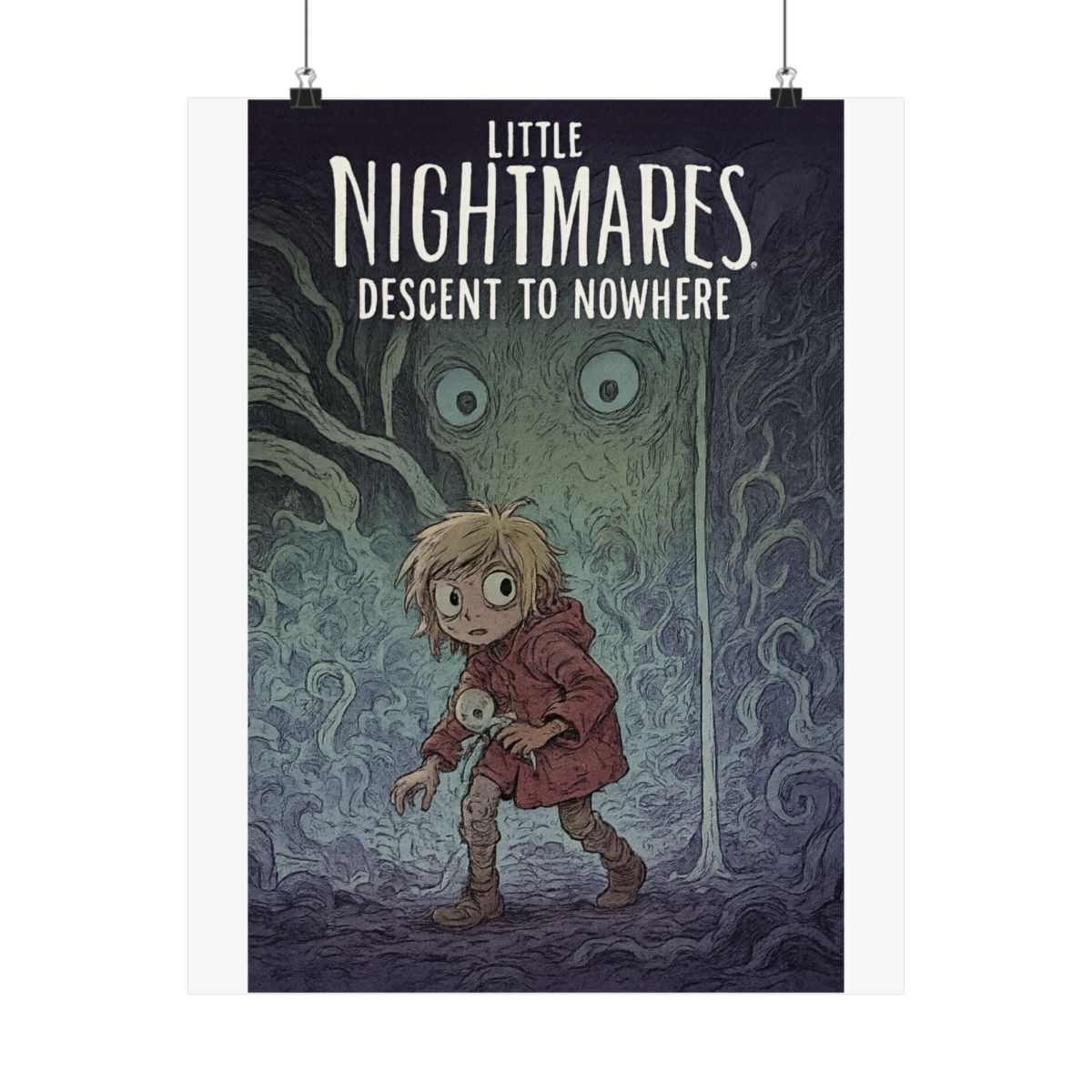 Little Nightmares Descent to Nowhere #3A Comic Poster | Horror Wall Art Print - alternate angle 4, merchandise