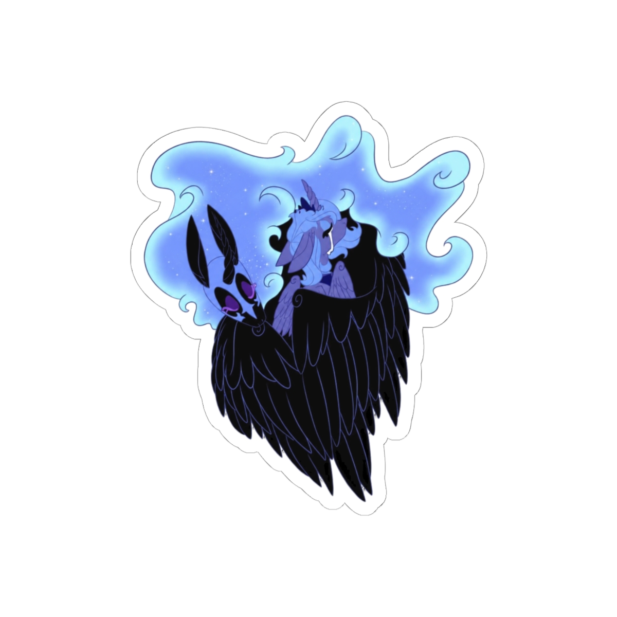 Comforting Darkness Cozy Gothic Sticker - Night Owl Vinyl Decal