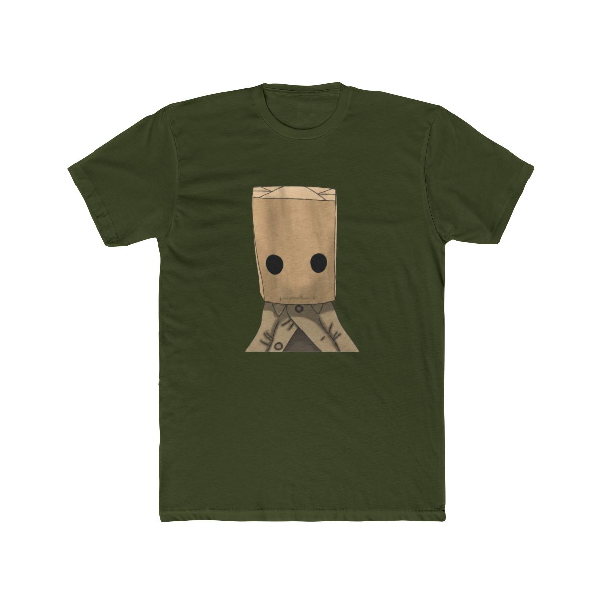 Alone Minimalist T Shirt - Introvert Solitude Gift - alternate angle 3, merchandise