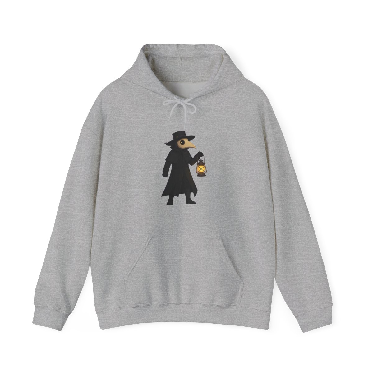 Plague Doctor XVI Macabre Hoodie - Goth Halloween Gift