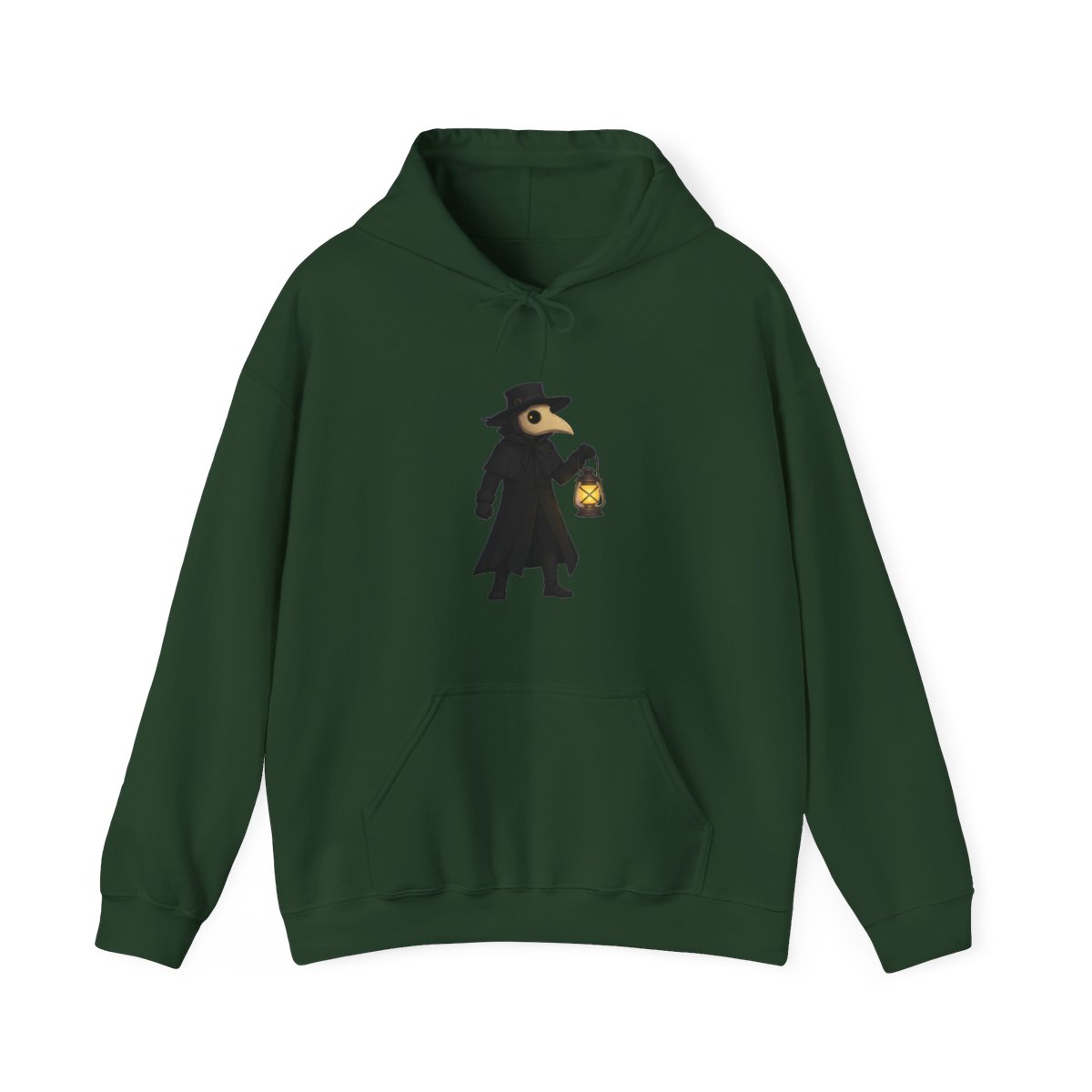 Plague Doctor XVI Macabre Hoodie - Goth Halloween Gift - alternate angle 3, merchandise