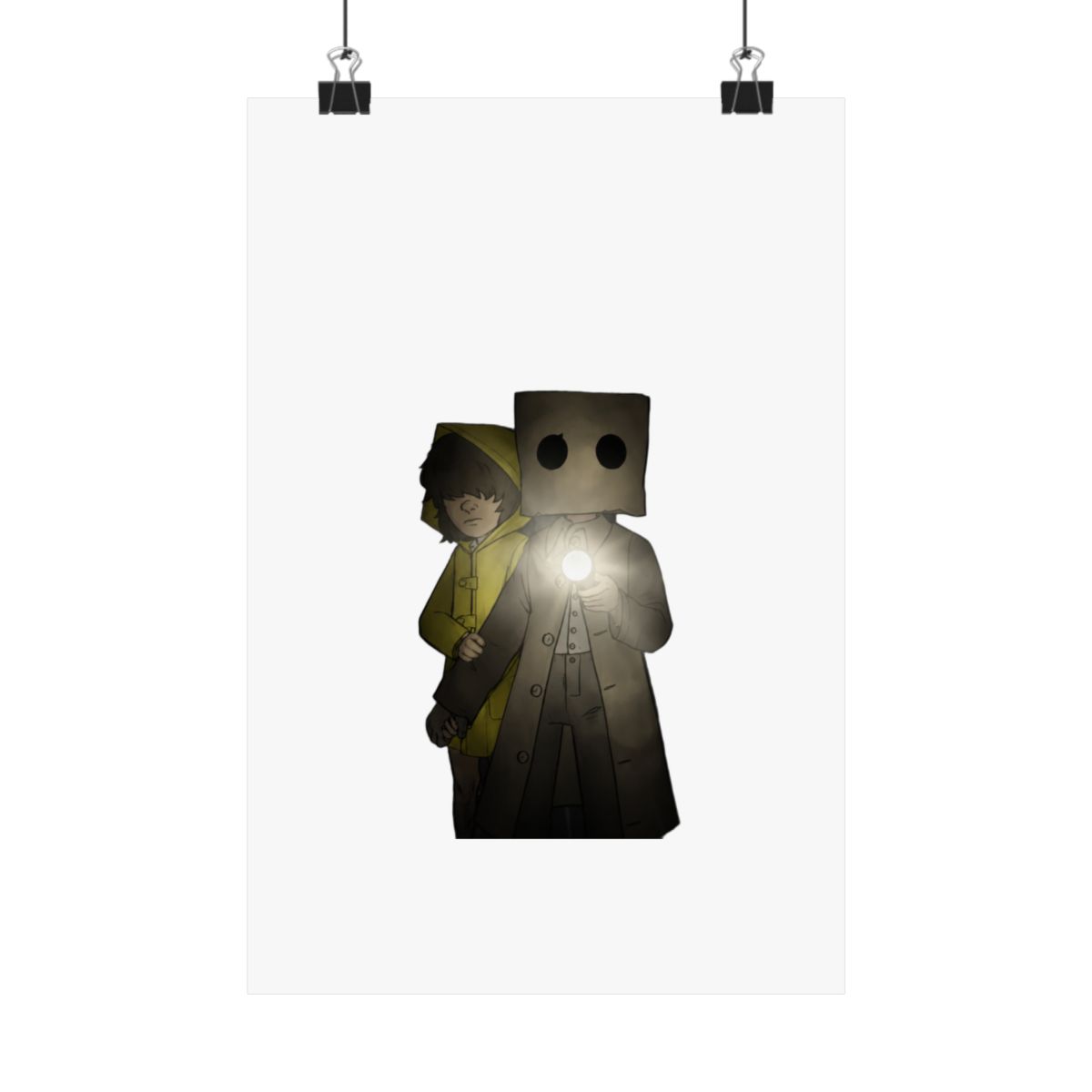 Small Bad Dreams Surreal Poster | Cute Creepy Wall Art Print - alternate angle 1, merchandise