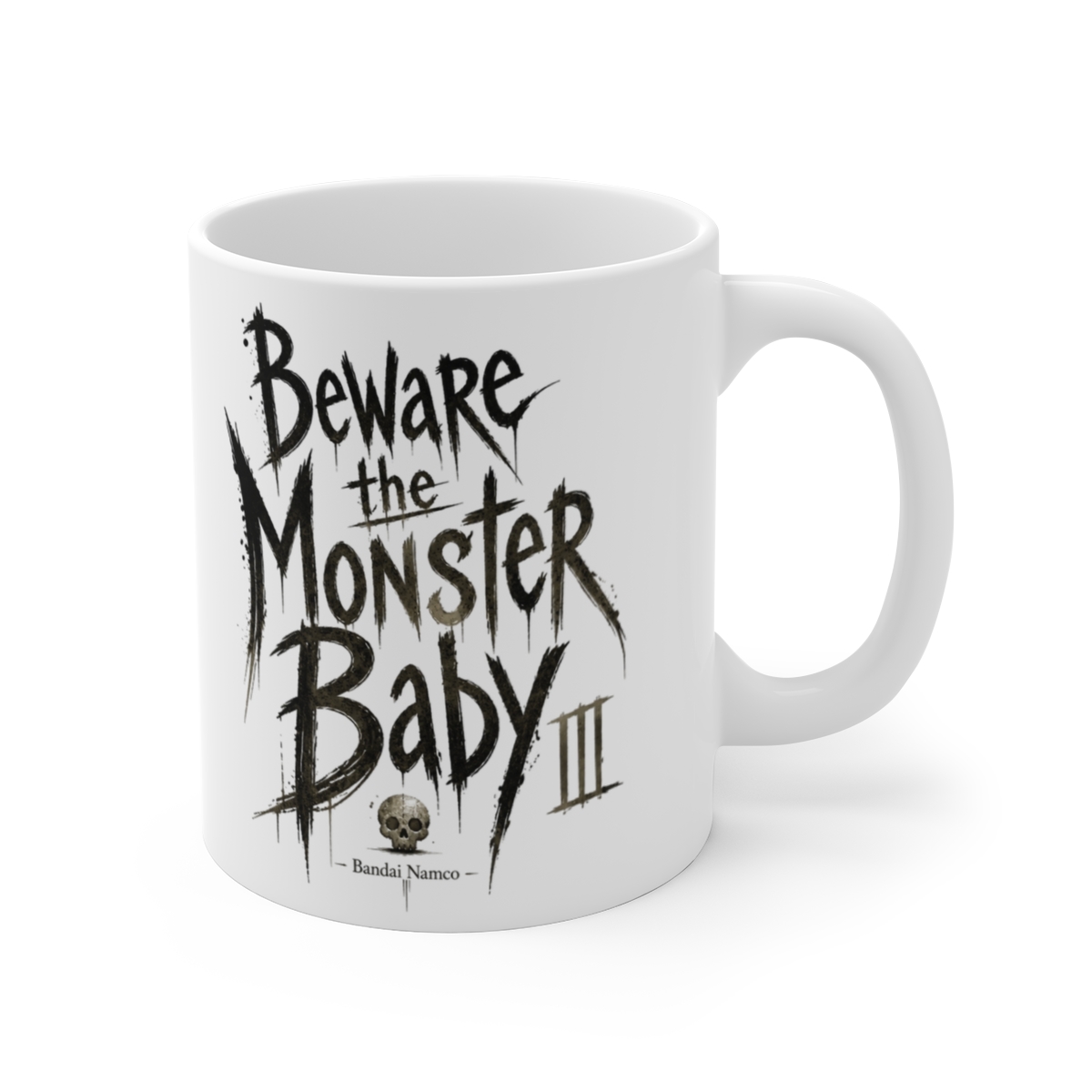 Little Nightmares III "Beware the Monster Baby" White Mug