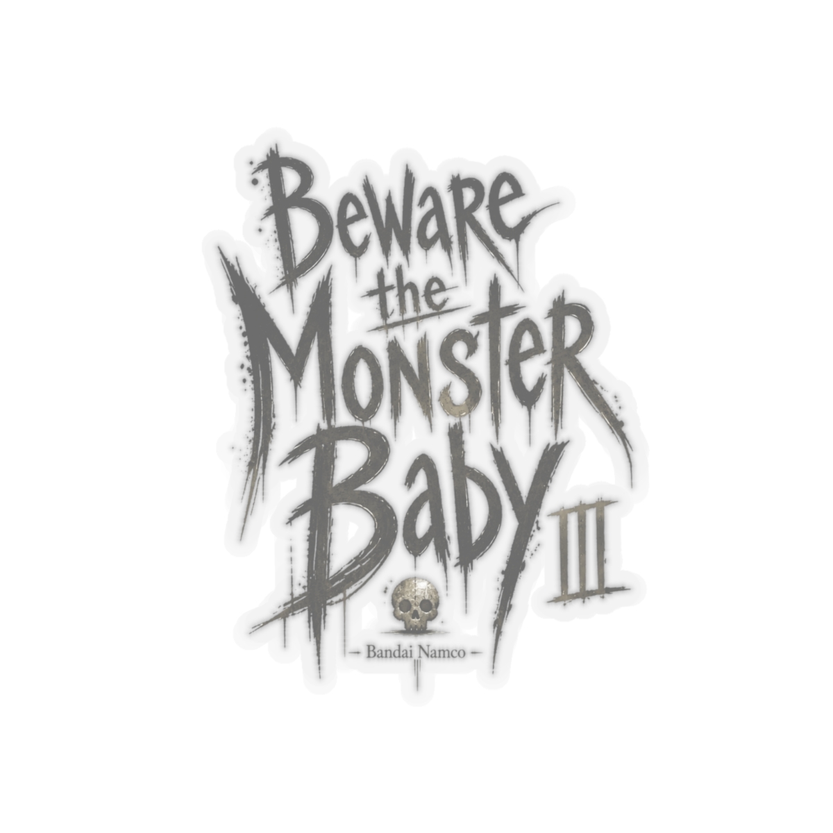 Little Nightmares III "Beware the Monster Baby" Sticker
