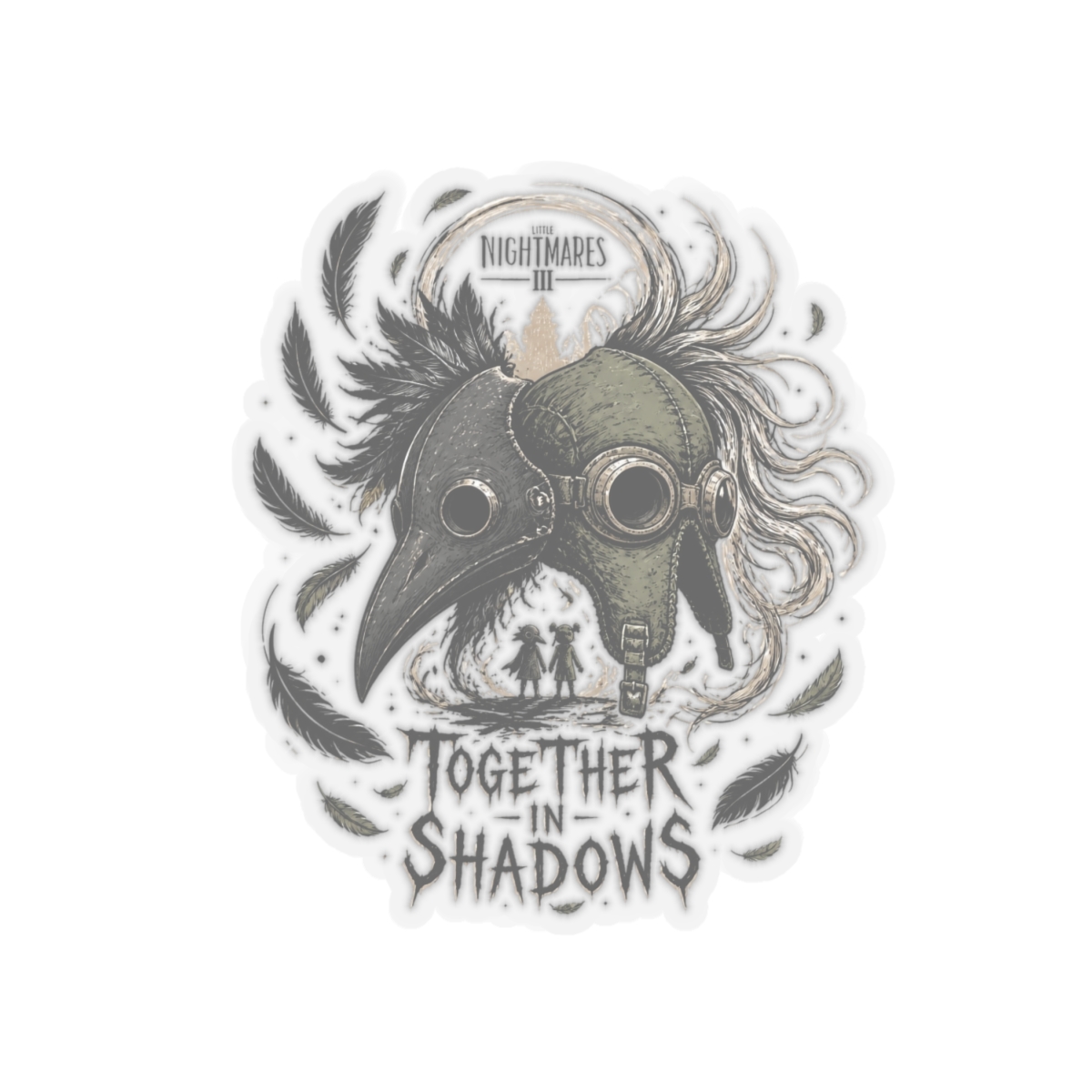 Little Nightmares III "Together In Shadows" Sticker