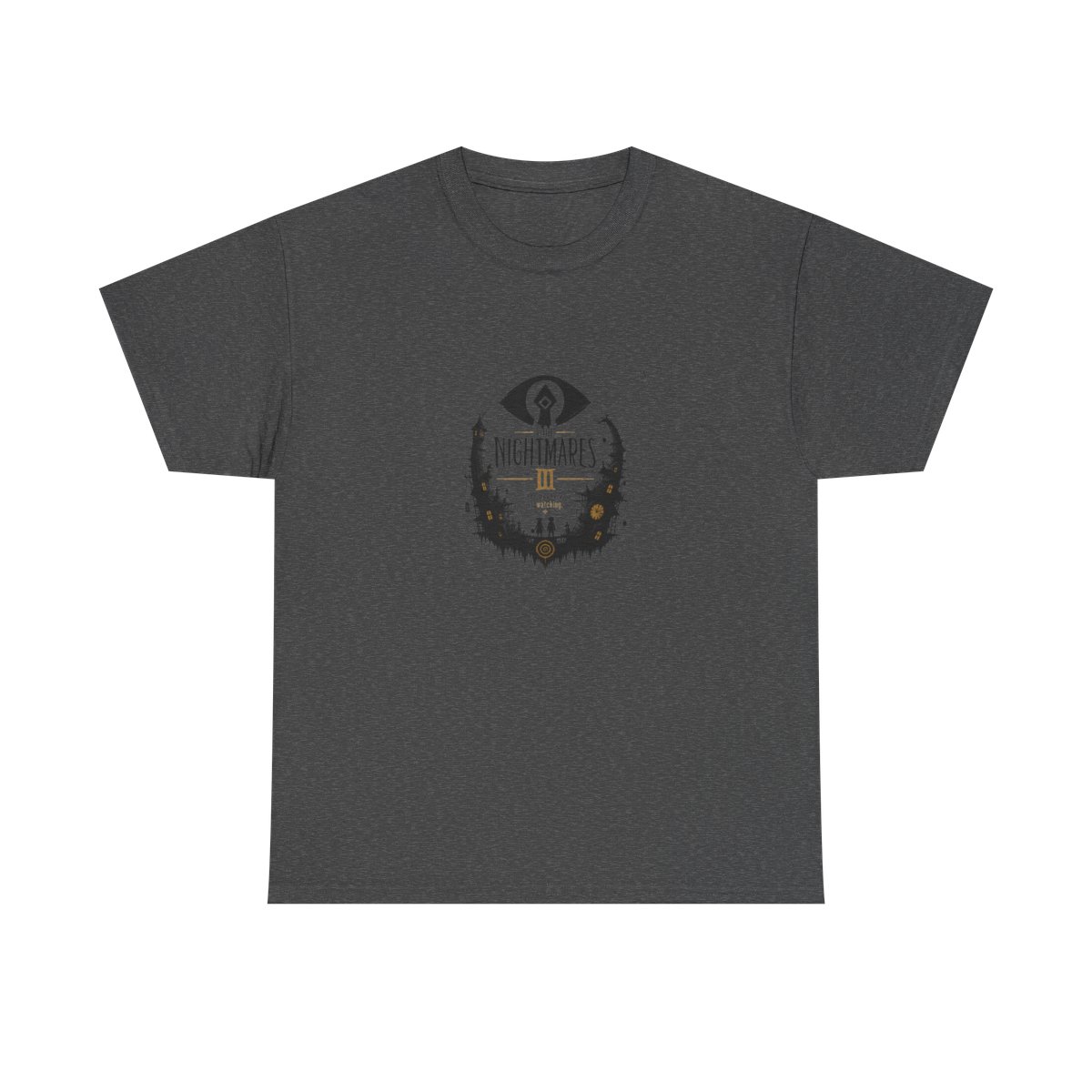 Little Nightmares III "The Nowhere is watching." Unisex Tee - alternate angle 4, merchandise