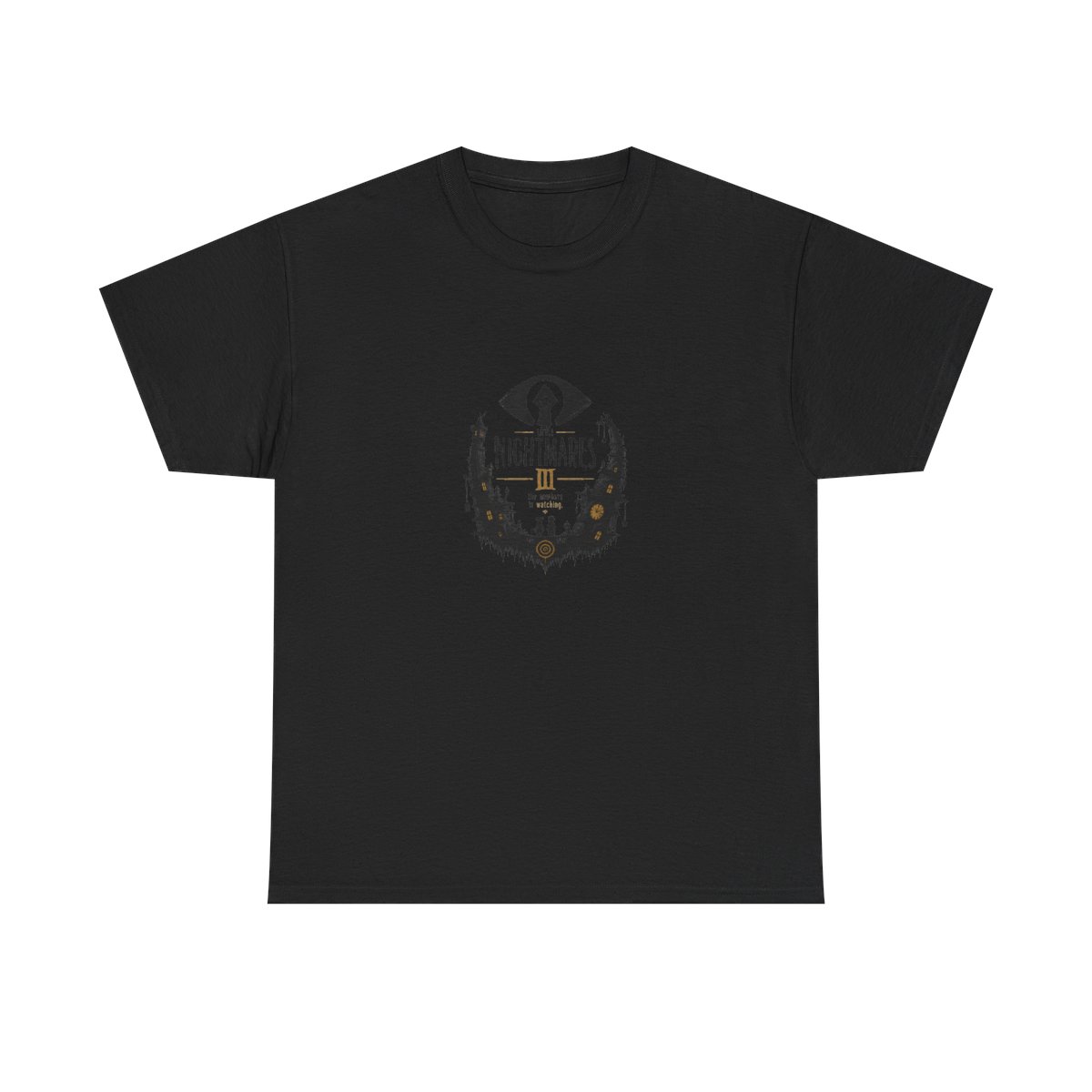 Little Nightmares III "The Nowhere is watching." Unisex Tee - alternate angle 2, merchandise