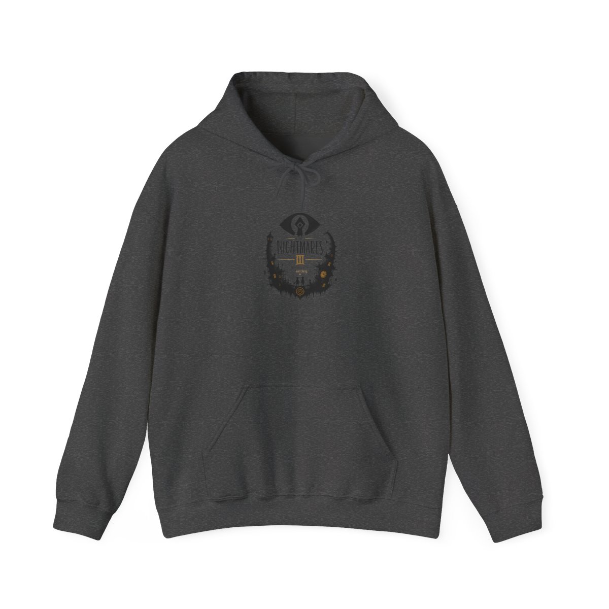 Little Nightmares III "The Nowhere is watching." Hoodie - alternate angle 3, merchandise