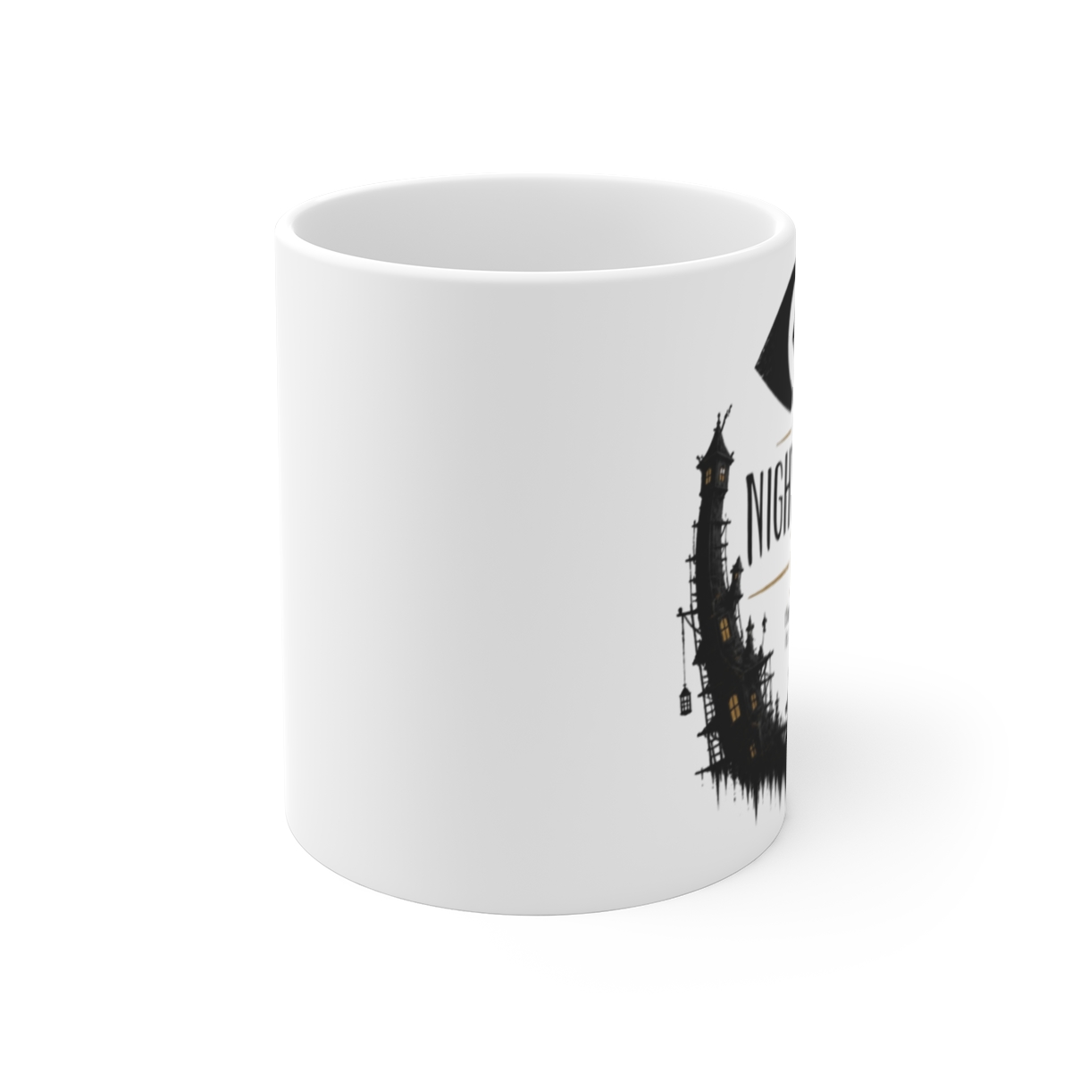 Little Nightmares III "The Nowhere is watching." White Mug - alternate angle 1, merchandise