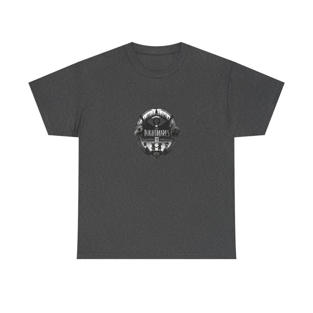 Little Nightmares III "Face the Neckropolis" Unisex Tee - alternate angle 3, merchandise